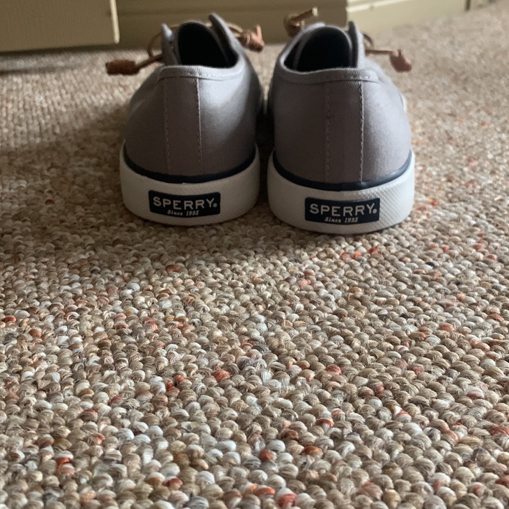 Sperry Top-Slider Memory Foam No Tie Gray Sneaker… - image 4